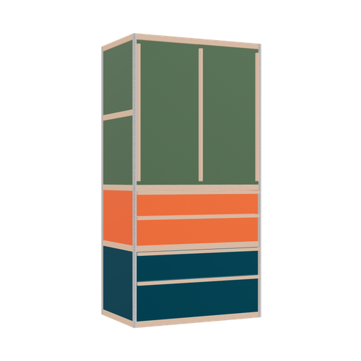 [400471854] Wardrobe (198x100x62 cm)