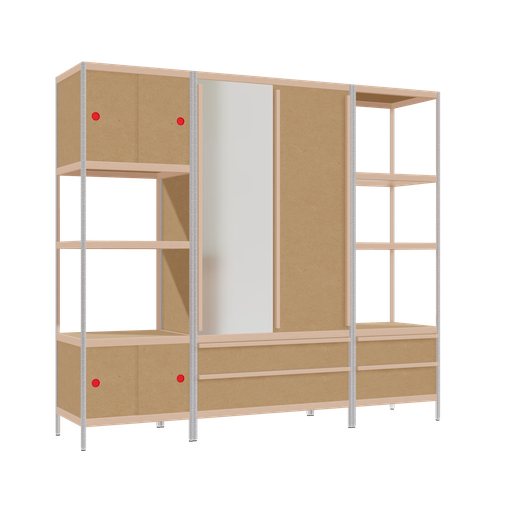 [f163451] Furniture (200x224x52 cm)