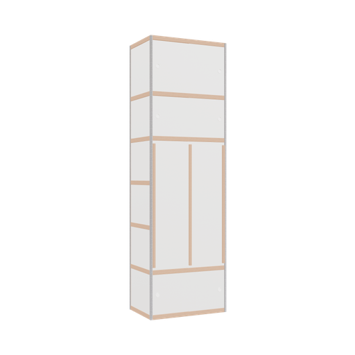 [400528103] Kleerkast (260x80x52 cm)