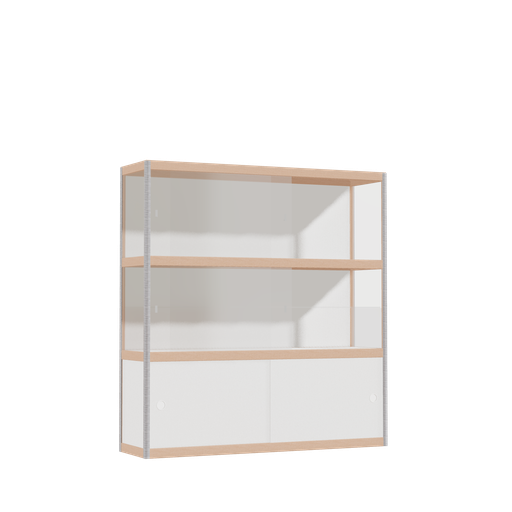 [400528170] Display cabinet (127x120x32 cm)