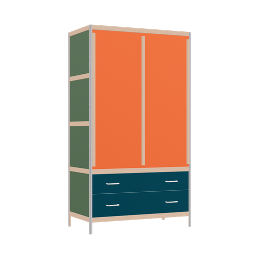 [400528215] Wardrobe (178x100x52 cm)