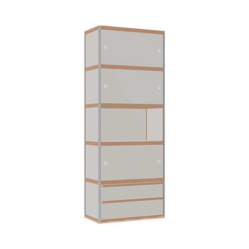 [400528220] Armoire (209x80x42 cm)