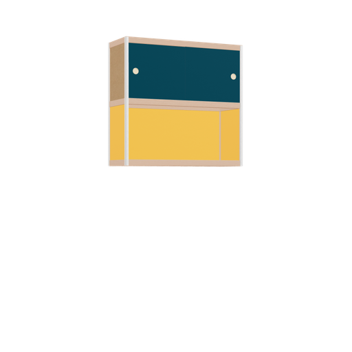 [400528253] Zwevende kast (86x90x32 cm)