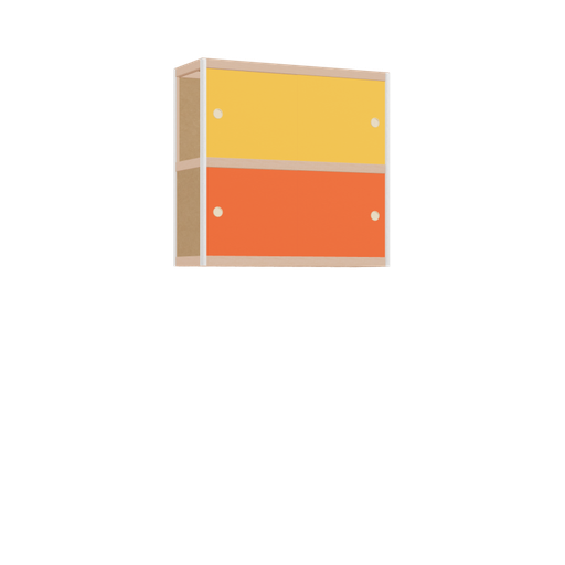 [400528254] Hanging cabinet (86x90x32 cm)