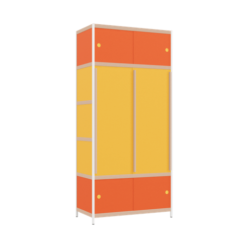 [400528267] Kleerkast (216x100x52 cm)