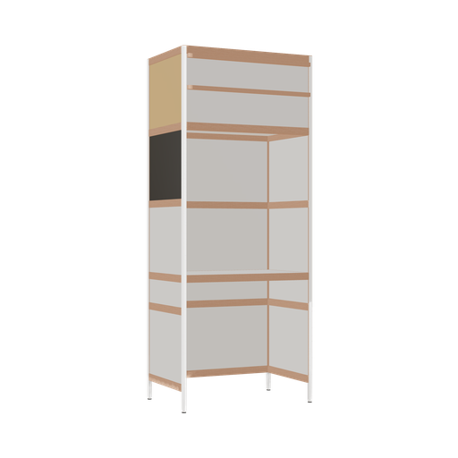 [400528268] Bureau intégré (196.5x80x52 cm)