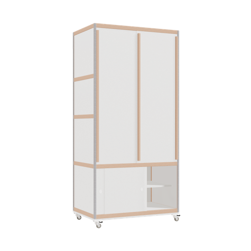 [400528277] Kleerkast (207x100x62 cm)