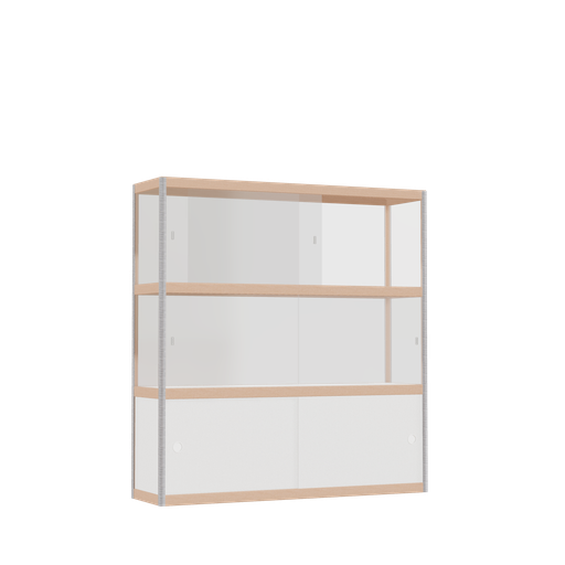 [400528279] Display cabinet (127x120x32 cm)