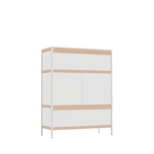[400528345] Armoire (129.8x100x42 cm)