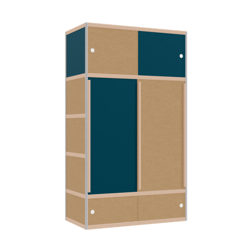 [400528497] Kleerkast (209x120x62 cm)