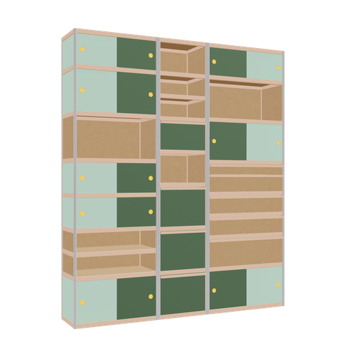 [f163642] Furniture (262x222x42 cm)