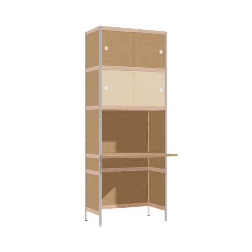 [400528595] Bureau débordant (206.5x80x63.6 cm)