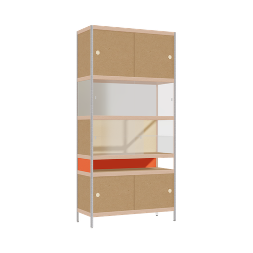 [400528609] Vitrine (206.5x100x42 cm)