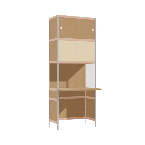 [400528612] Overhangend bureau (206.5x80x63.6 cm)