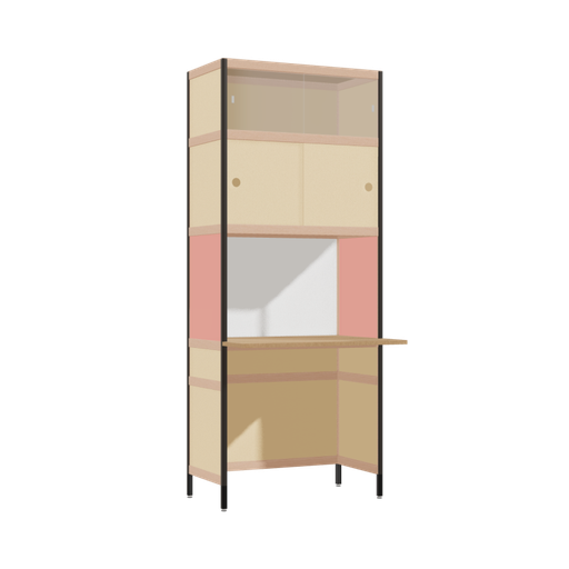 [400528624] Cantilevered desk (196.5x80x63.6 cm)