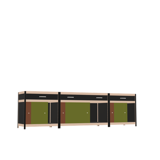 [f163685] Furniture (63x224x42 cm)