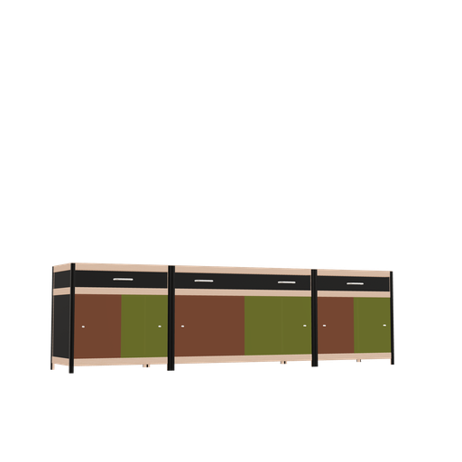 [f163686] Meubels (63x224x42 cm)