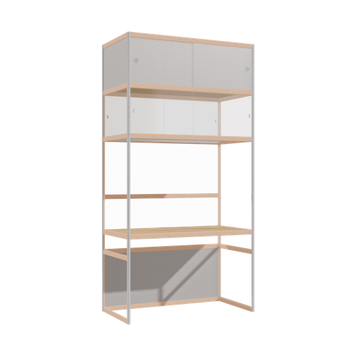 [400528803] Integrated desk (236.5x120x62 cm)