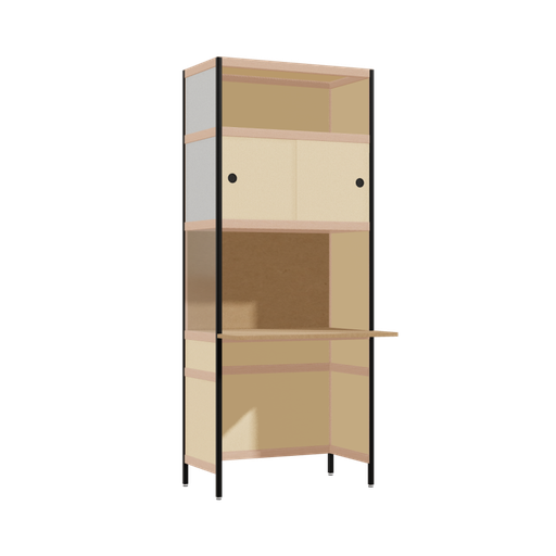 [400528813] Cantilevered desk (196.5x80x63.6 cm)