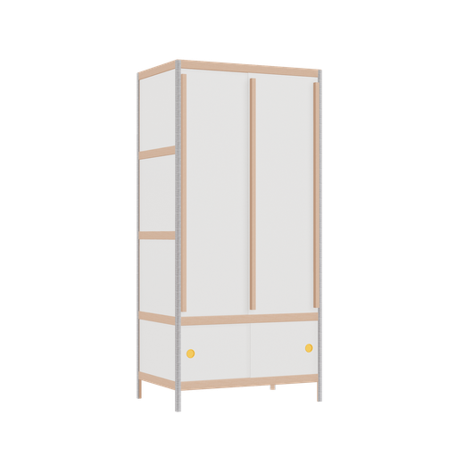 [400528935] Kleerkast (168x80x52 cm)