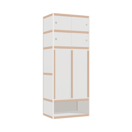 [400528971] Kleerkast (199x80x52 cm)