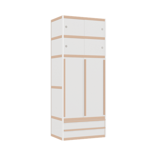 [400528983] Kleerkast (199x80x52 cm)