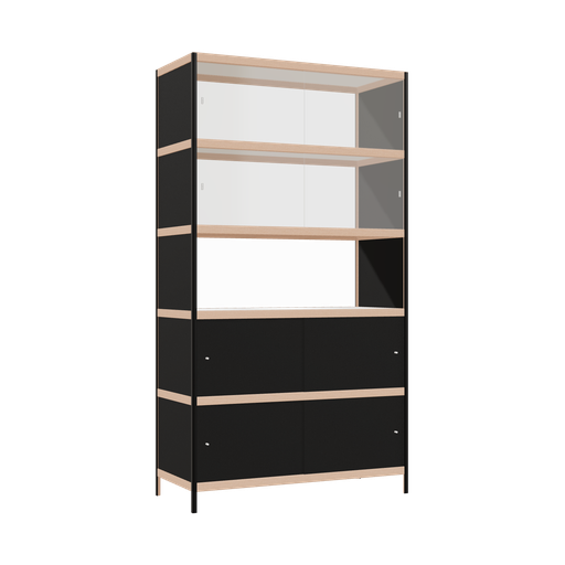 [400529043] Display cabinet (219x120x52 cm)
