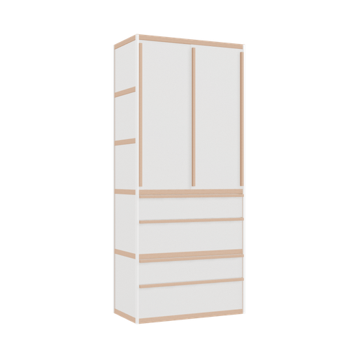 [400529096] Kleerkast (229x100x52 cm)