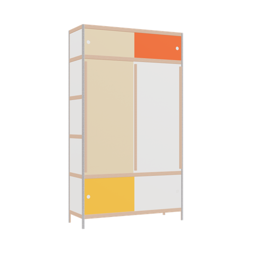 [400529162] Wardrobe (209x120x42 cm)
