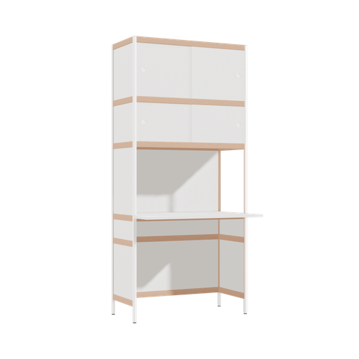 [400501795] Bureau débordant (196.5x90x63.6 cm)