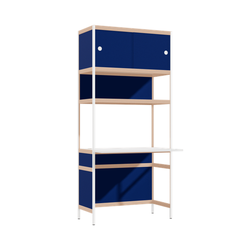 [400529198] Bureau débordant (196.5x90x63.6 cm)