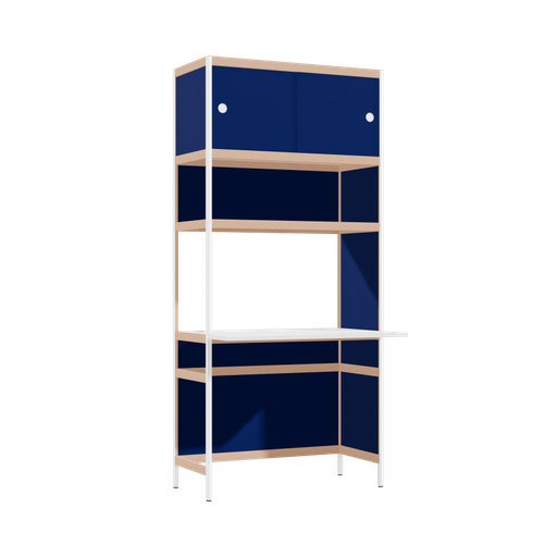 [400529199] Overhangend bureau (196.5x90x63.6 cm)