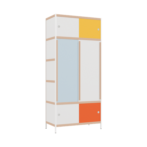 [400529245] Kleerkast (220x100x52 cm)