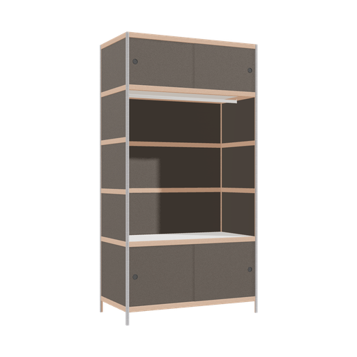 [400529404] Kleerkast (229x120x62 cm)