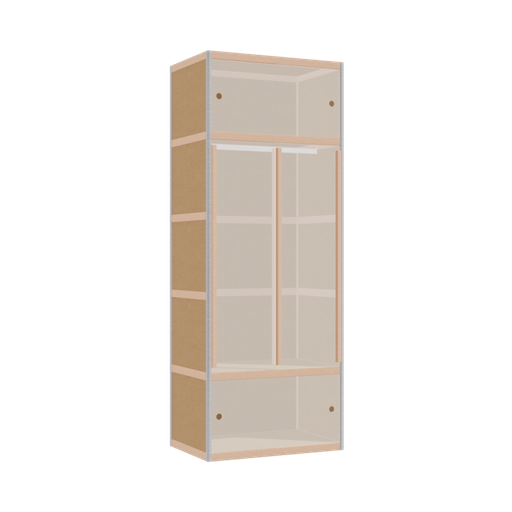 [400529563] Wardrobe (209x80x52 cm)