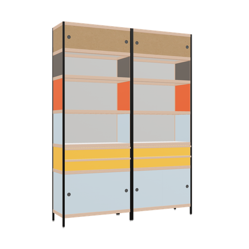 [f164115] Furniture (241x180x42 cm)