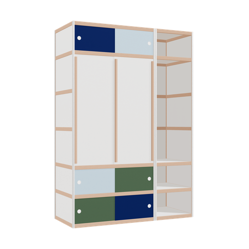 [f164127] Furniture (220x152x62 cm)