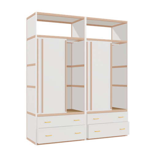 [f164128] Furniture (239x200x62 cm)