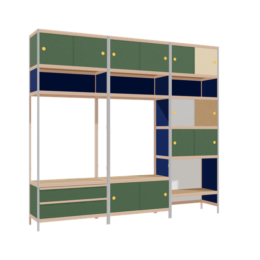 [f164134] Meubles (236.5x260x42 cm)