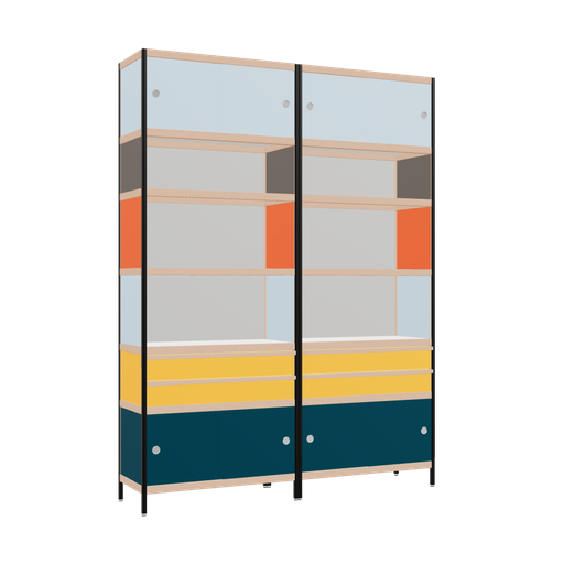 [f164166] Meubles (241x180x42 cm)