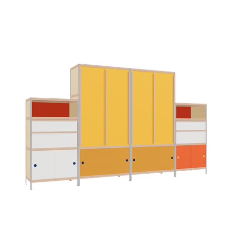 [f164190] Furniture (209x360x52 cm)