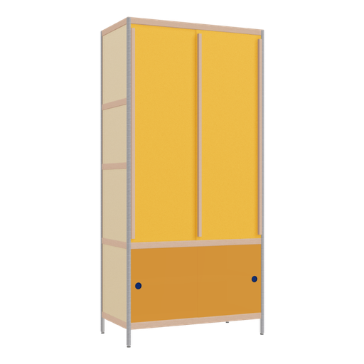 [400508301] Kleerkast (209x100x52 cm)