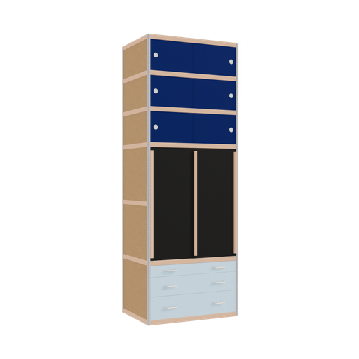 [400529896] Kleerkast (250x90x62 cm)