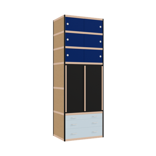 [400529906] Kleerkast (250x90x62 cm)