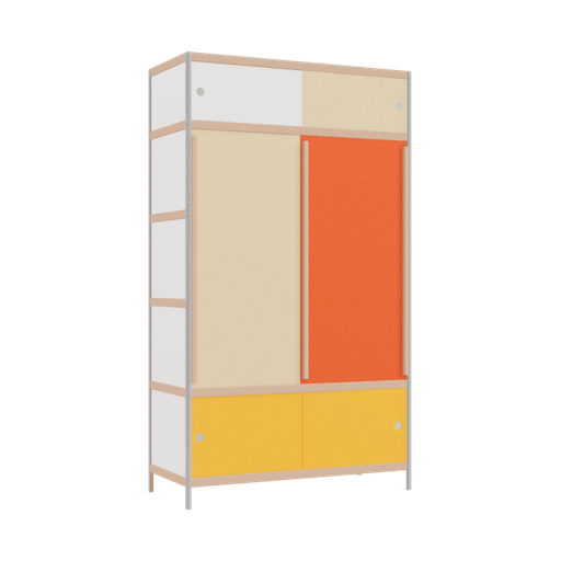 [400529925] Kleerkast (209x120x52 cm)