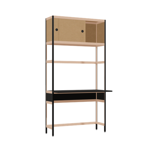 [400529959] Bureau débordant (196.5x100x53.6 cm)