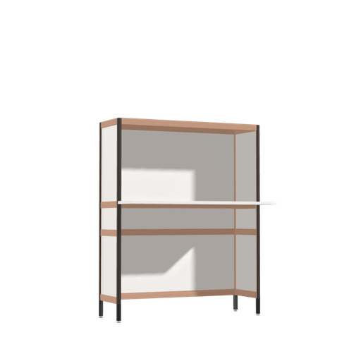 [400529960] Overhangend bureau (124.5x100x53.6 cm)