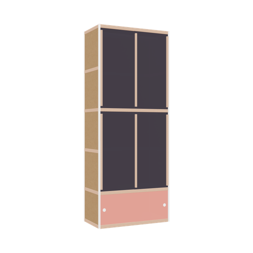 [400529994] Wardrobe (249x100x52 cm)