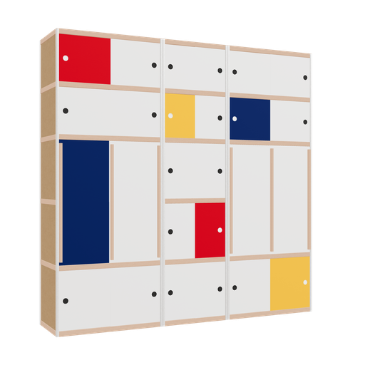 [f164242] Meubels (239x242x52 cm)