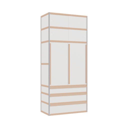 [400530042] Kleerkast (230.5x100x52 cm)